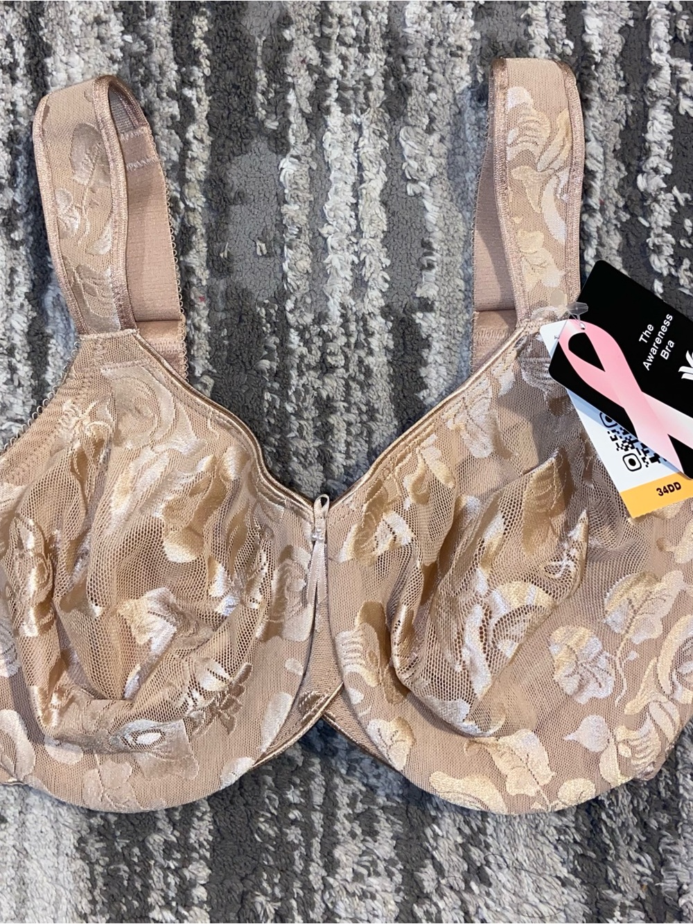 NWT Wacoal Awareness Bra 34 DD
